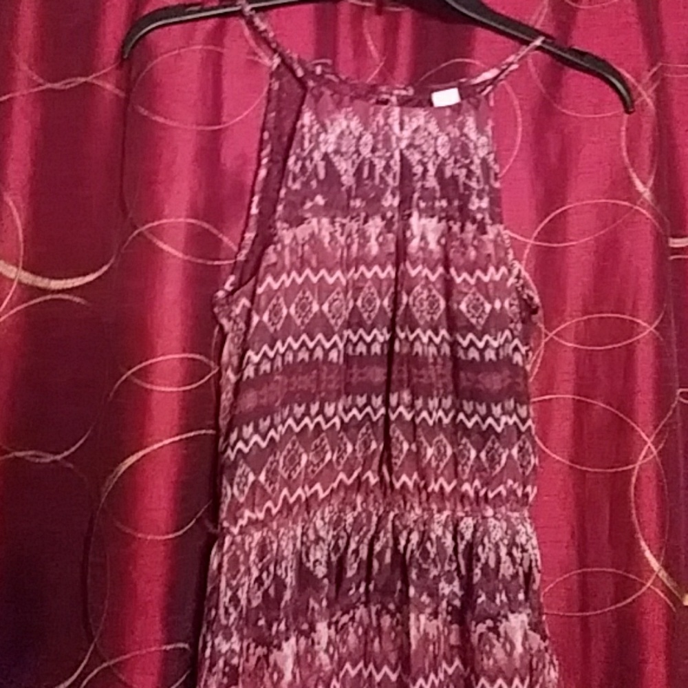 Summer dress burgundy/purple